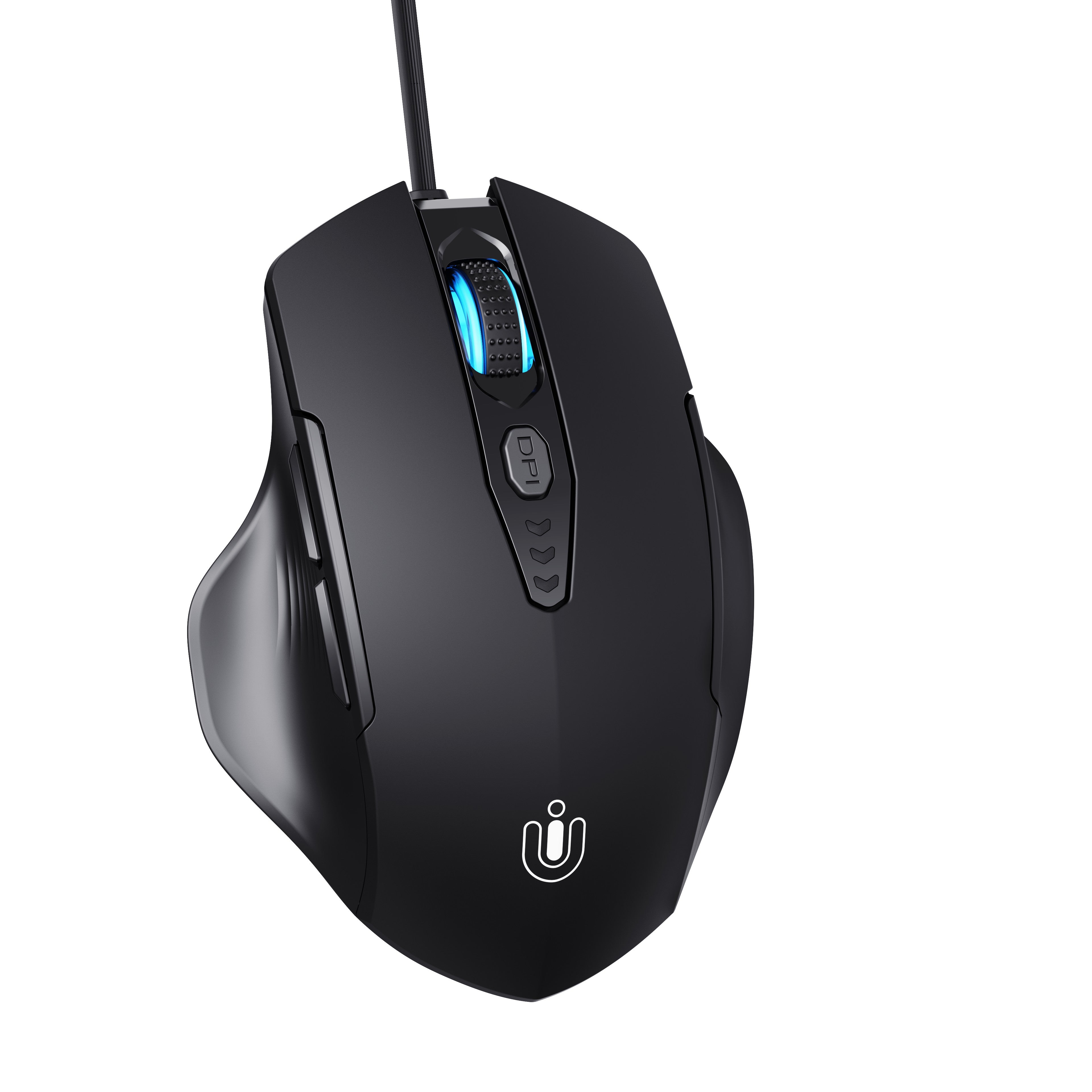 Uineer Wired Mouse USB 7200 DPI 6 Tasti Ergonomico