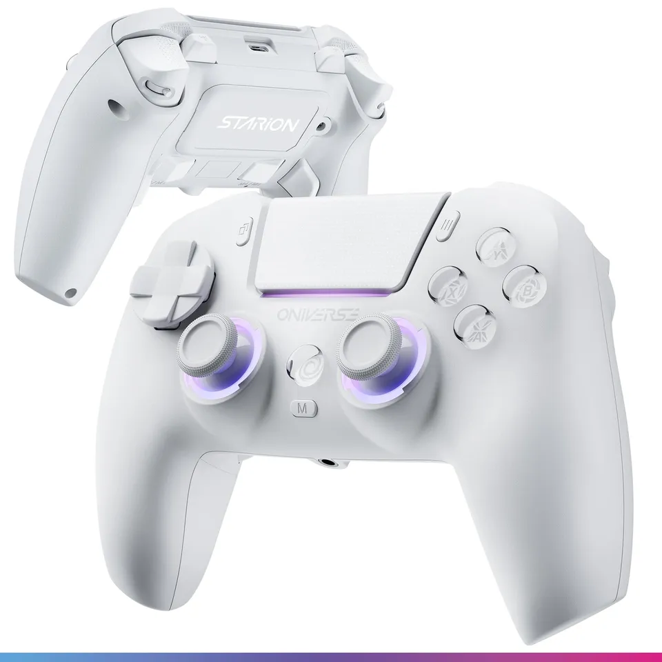 Oniverse Starion controller wireless PS5 bianco Hall Effect