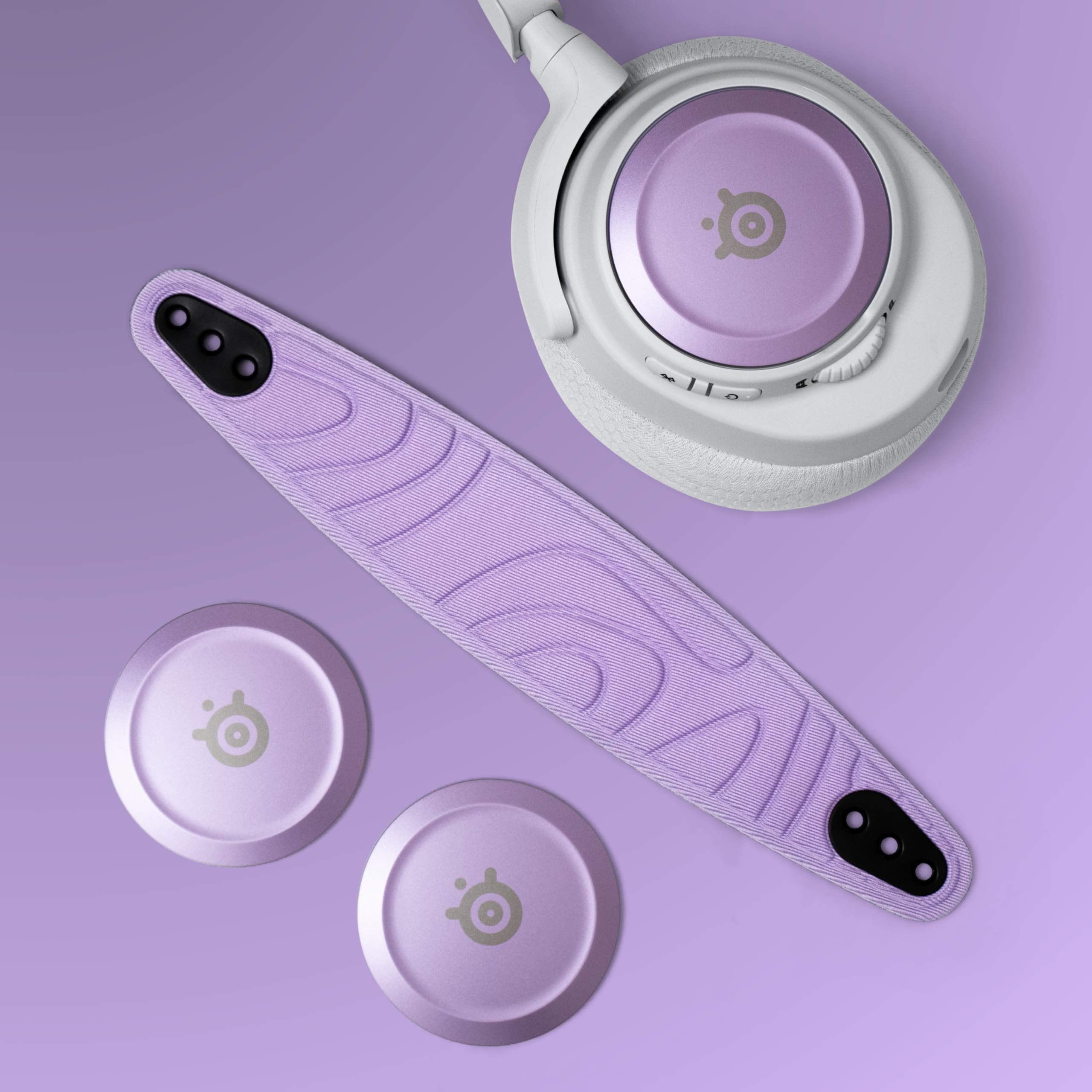 SteelSeries Arctis Nova Booster Pack Lilac cuffie accessorio