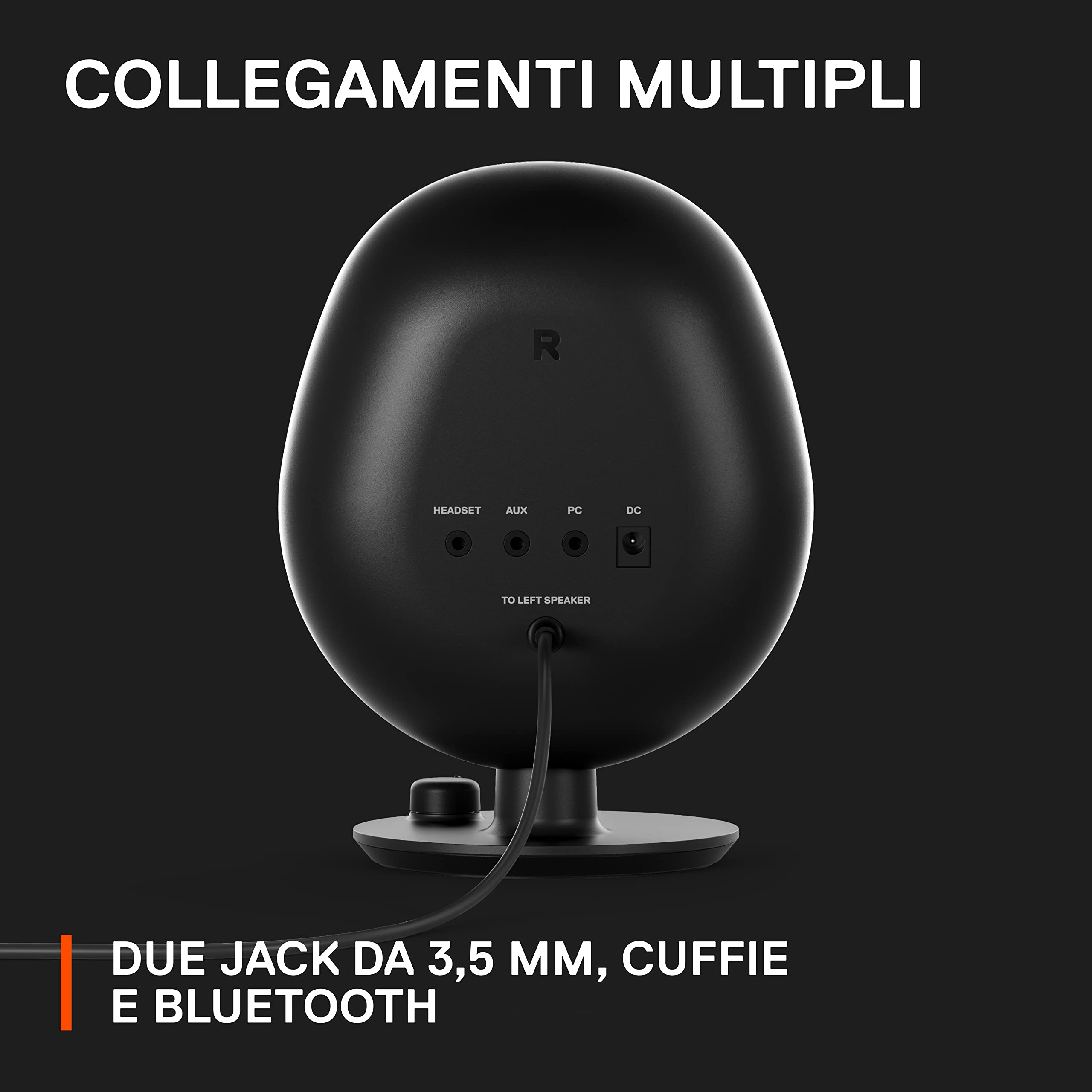 SteelSeries Arena 3 altoparlanti PC 2.0 Bluetooth neri