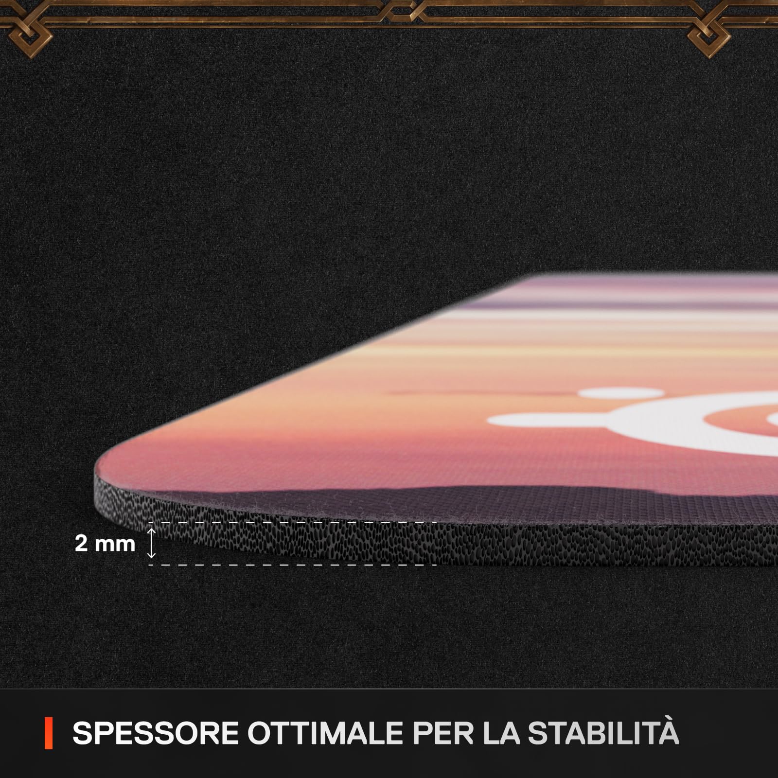 SteelSeries QcK WoW Edition mousepad XXL spesso con oggetto in-game