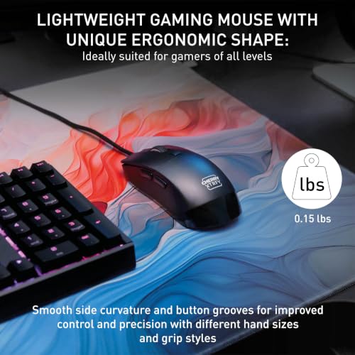 Cherry Xtrfy M50 Mouse Gaming Cablato Nero