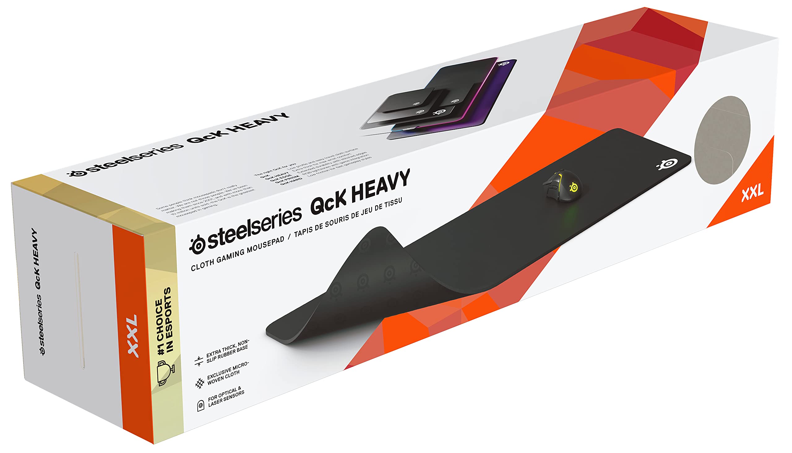SteelSeries QcK XXL Heavy Tappetino Mouse Nero 900x400