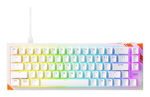 Cherry Xtrfy K5 Pro TMR Tastiera Gaming Cablata Bianca 65%