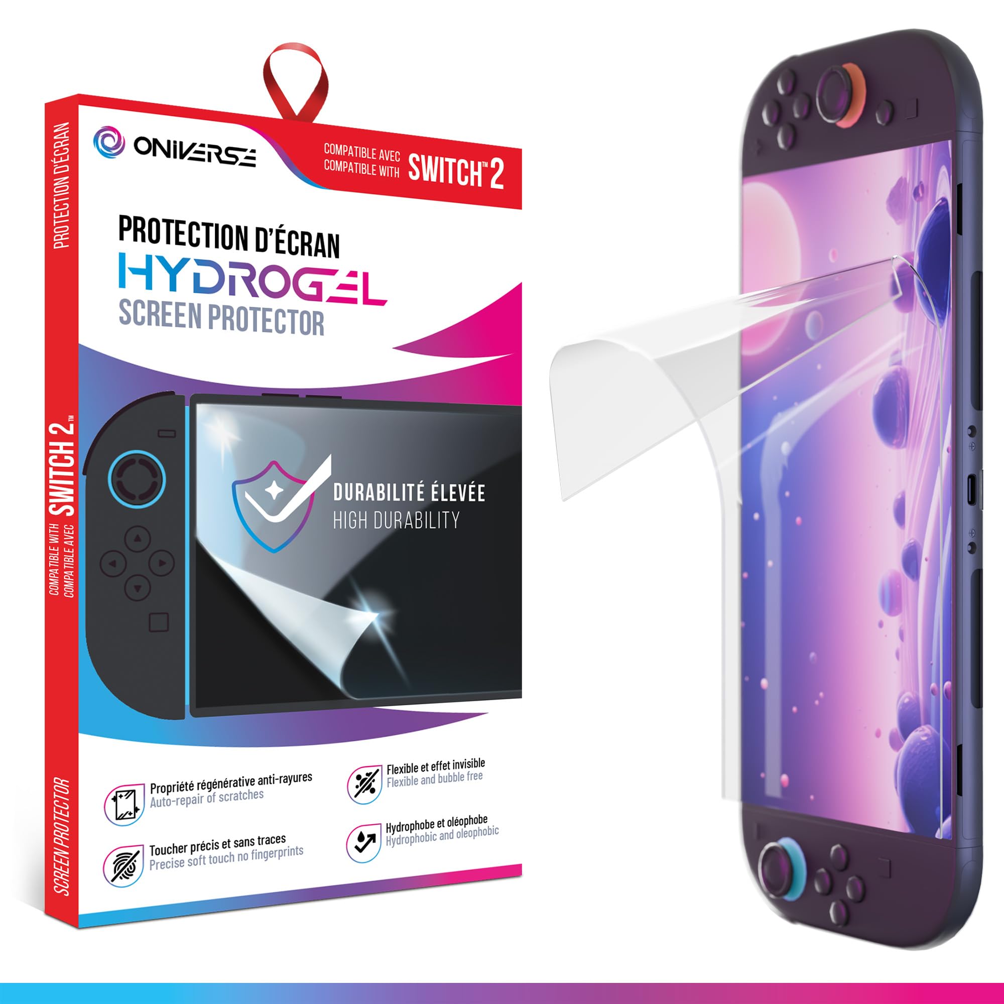 Oniverse pellicola hydrogel Switch 2 anti-graffio