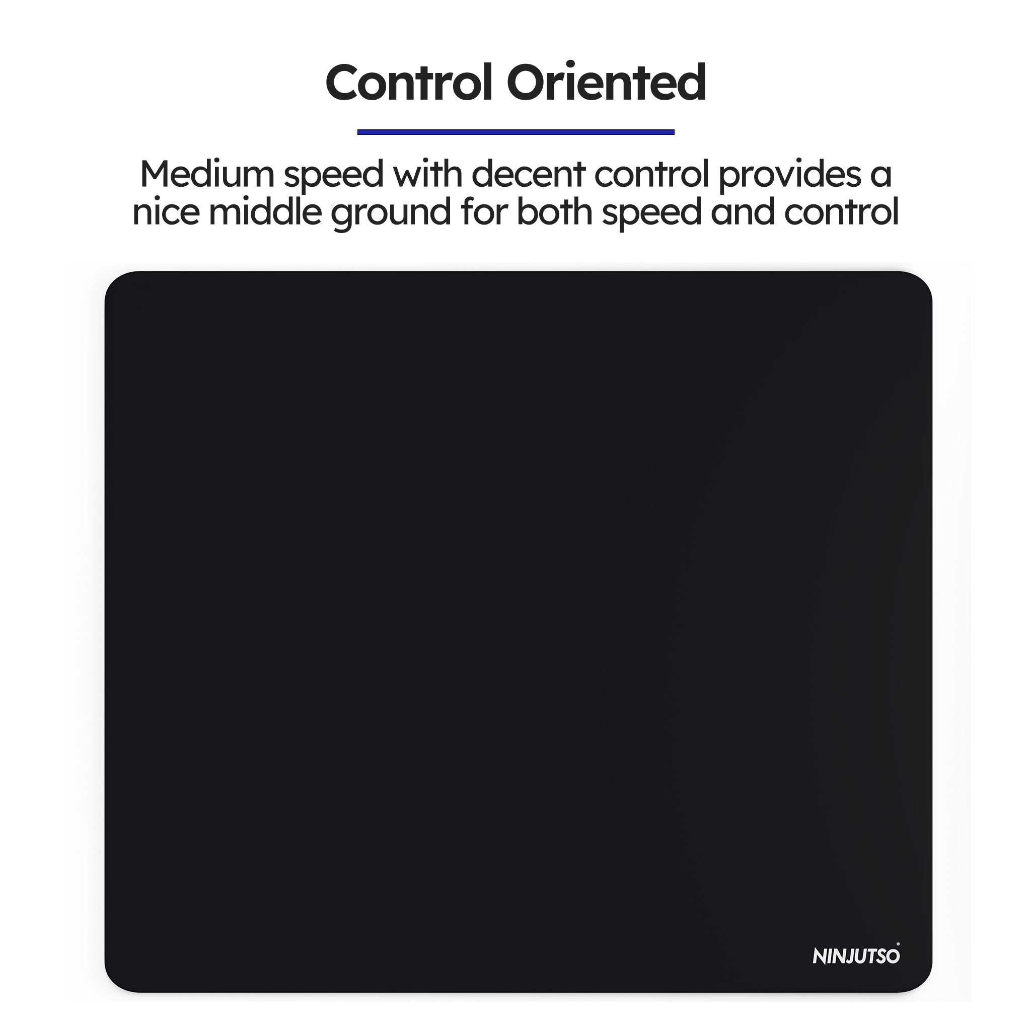 Ninjutso NPC Mousepad Tappetino Medium 360x300 Nero