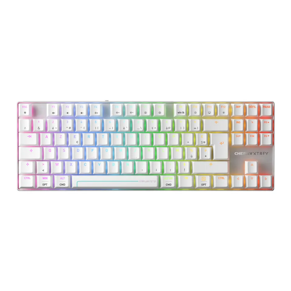 Cherry Xtrfy MX 8.2 Pro Tastiera Gaming TKL Bianca AZERTY