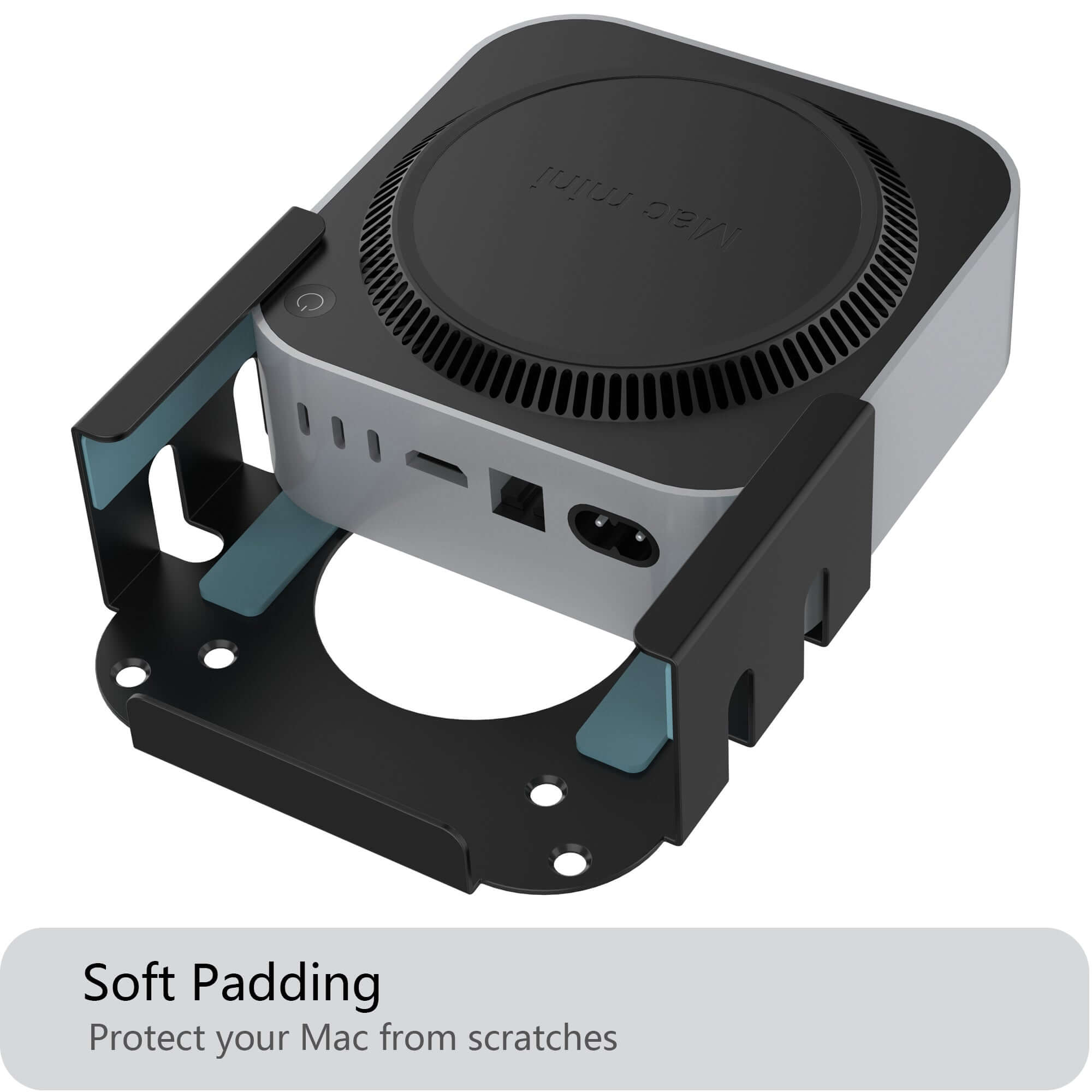 Monzlteck CPU Mount supporto Mac Mini M4 sotto scrivania