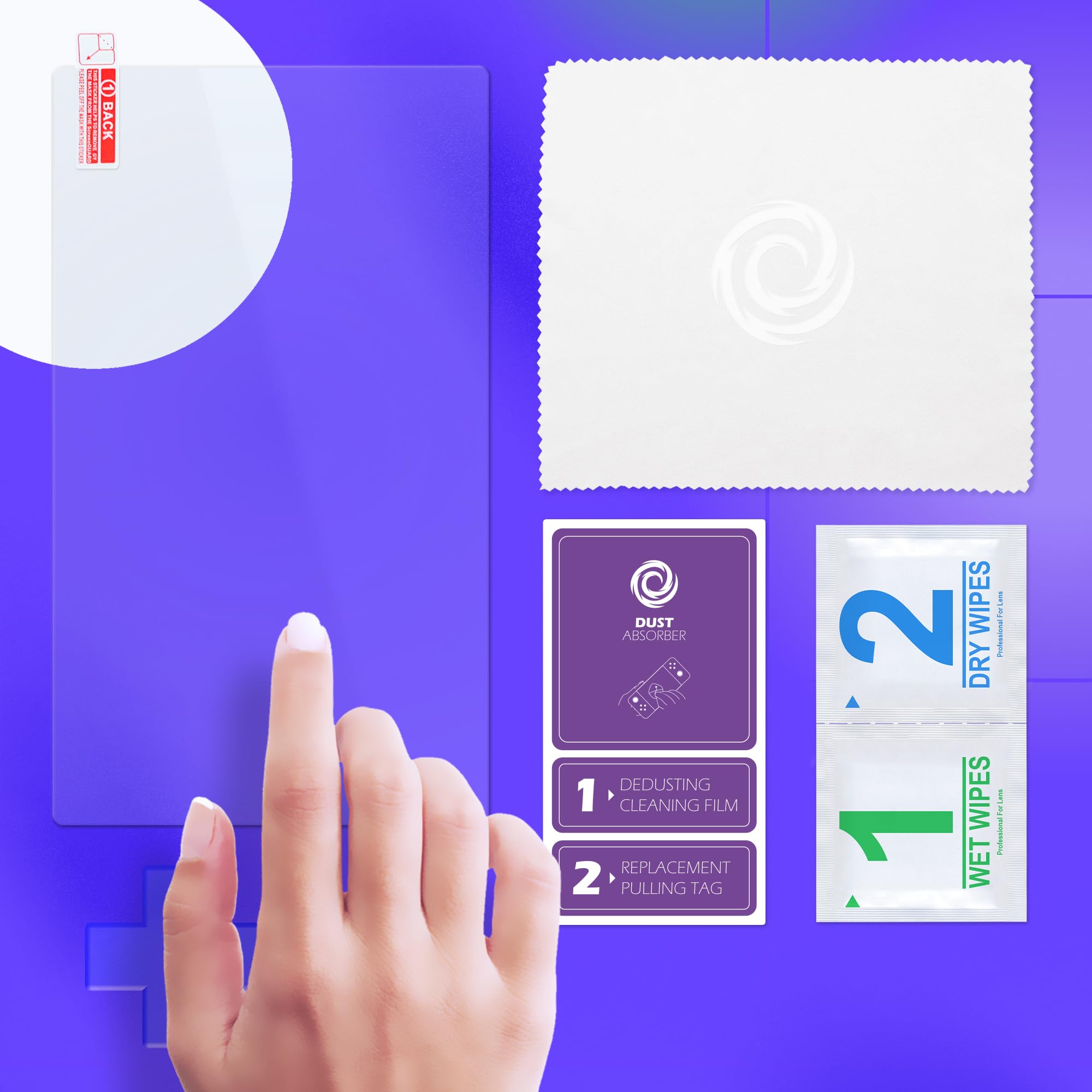 Oniverse Vetro Temperato Switch 2 Protezione Schermo 9H 0,3mm