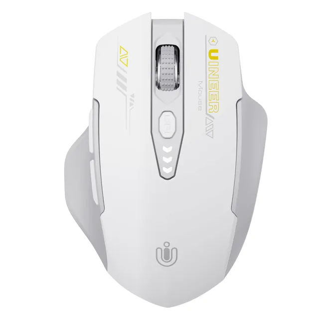 Uineer 2.4G Mouse Wireless Ricaricabile Nero 2400 DPI