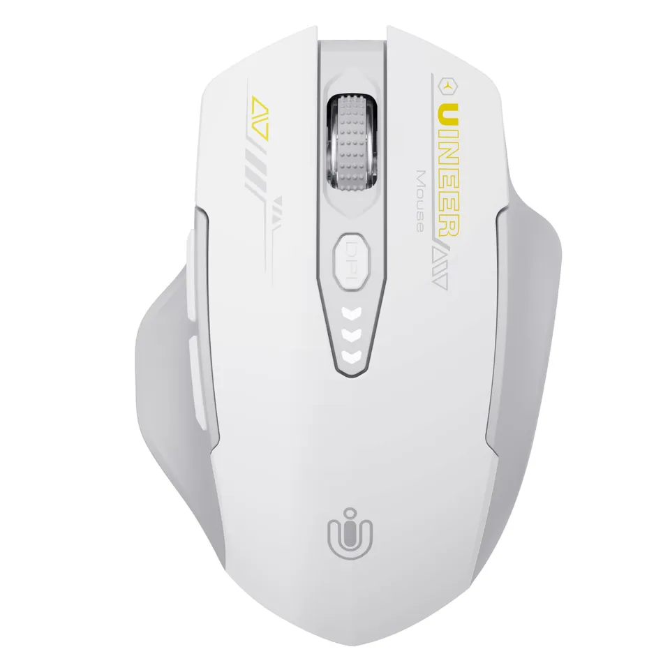 Uineer 2.4G Mouse Wireless Ricaricabile Nero 2400 DPI