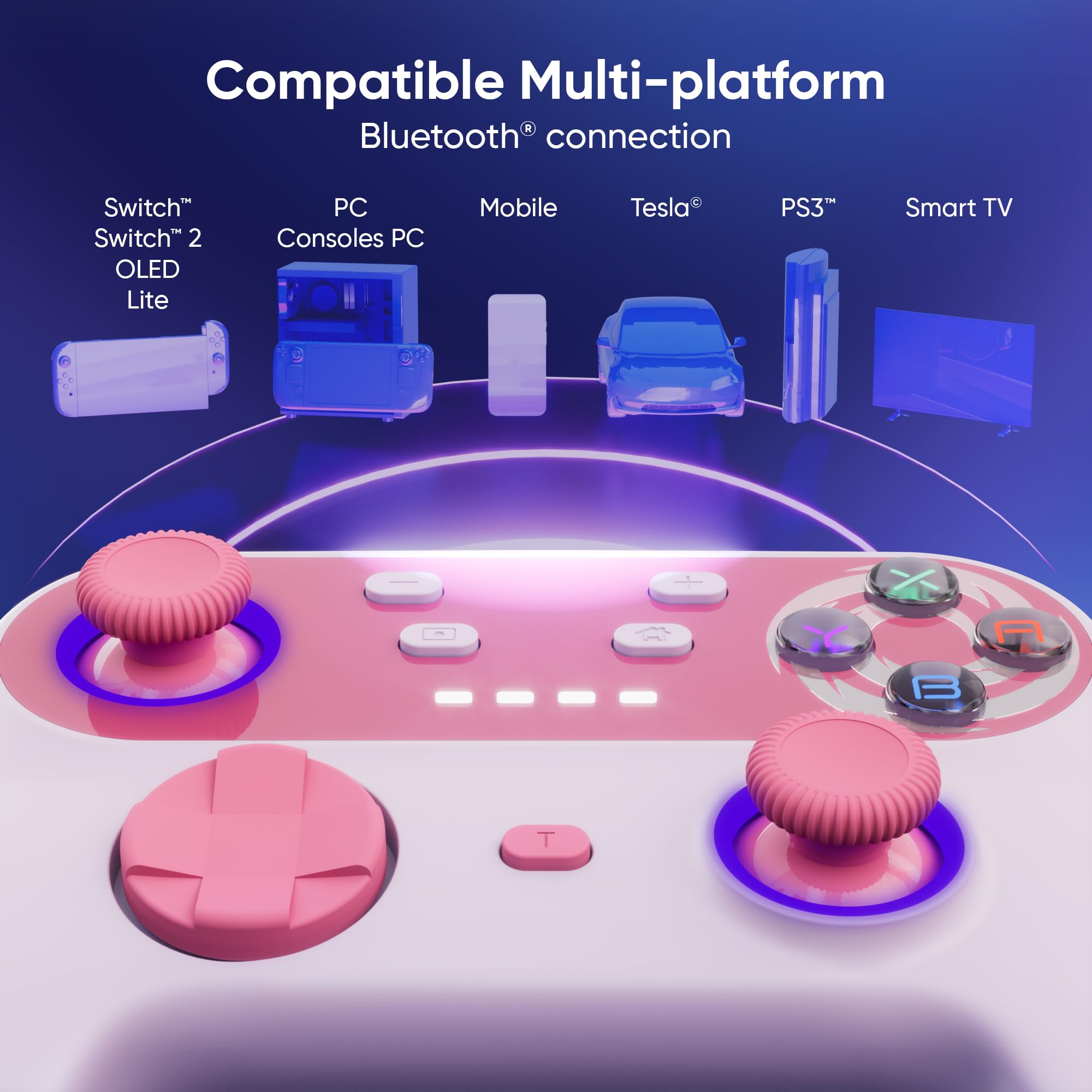 Oniverse Walli Controller Wireless Switch Rosa Hall Effect