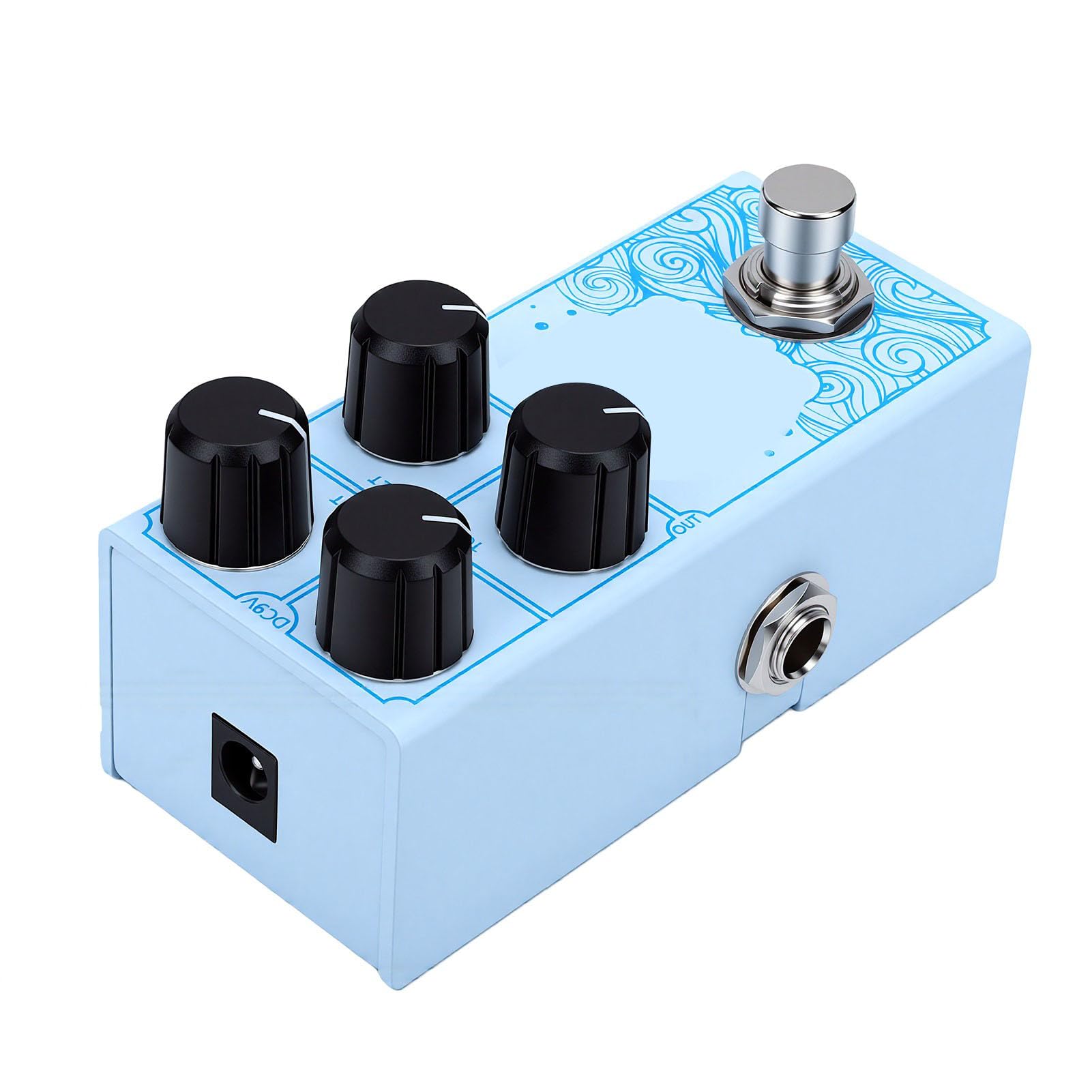 Gowenic Pedale Ottava chitarra stompbox alluminio compatto