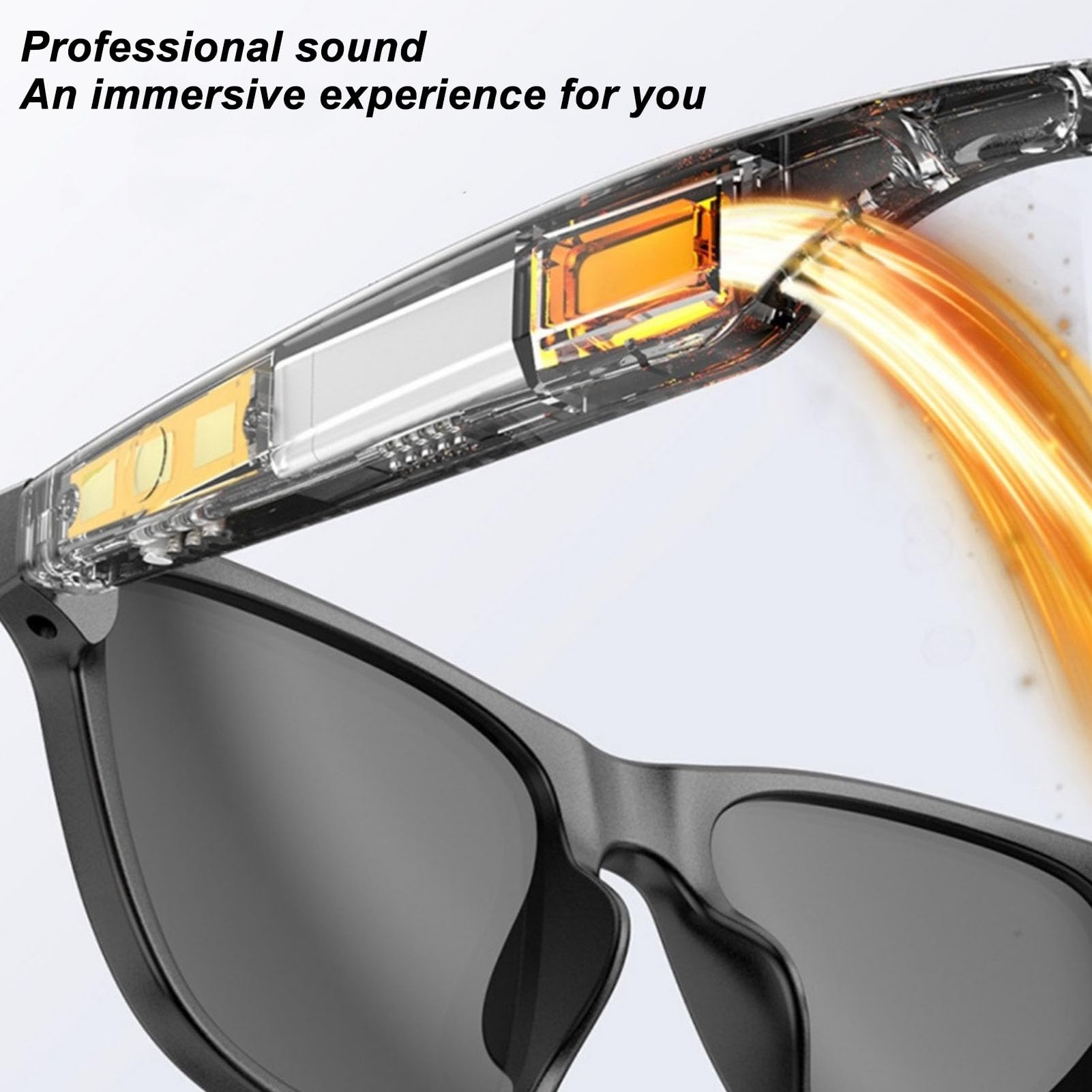 Gowenic Smart Glasses occhiali bluetooth audio UV400 neri