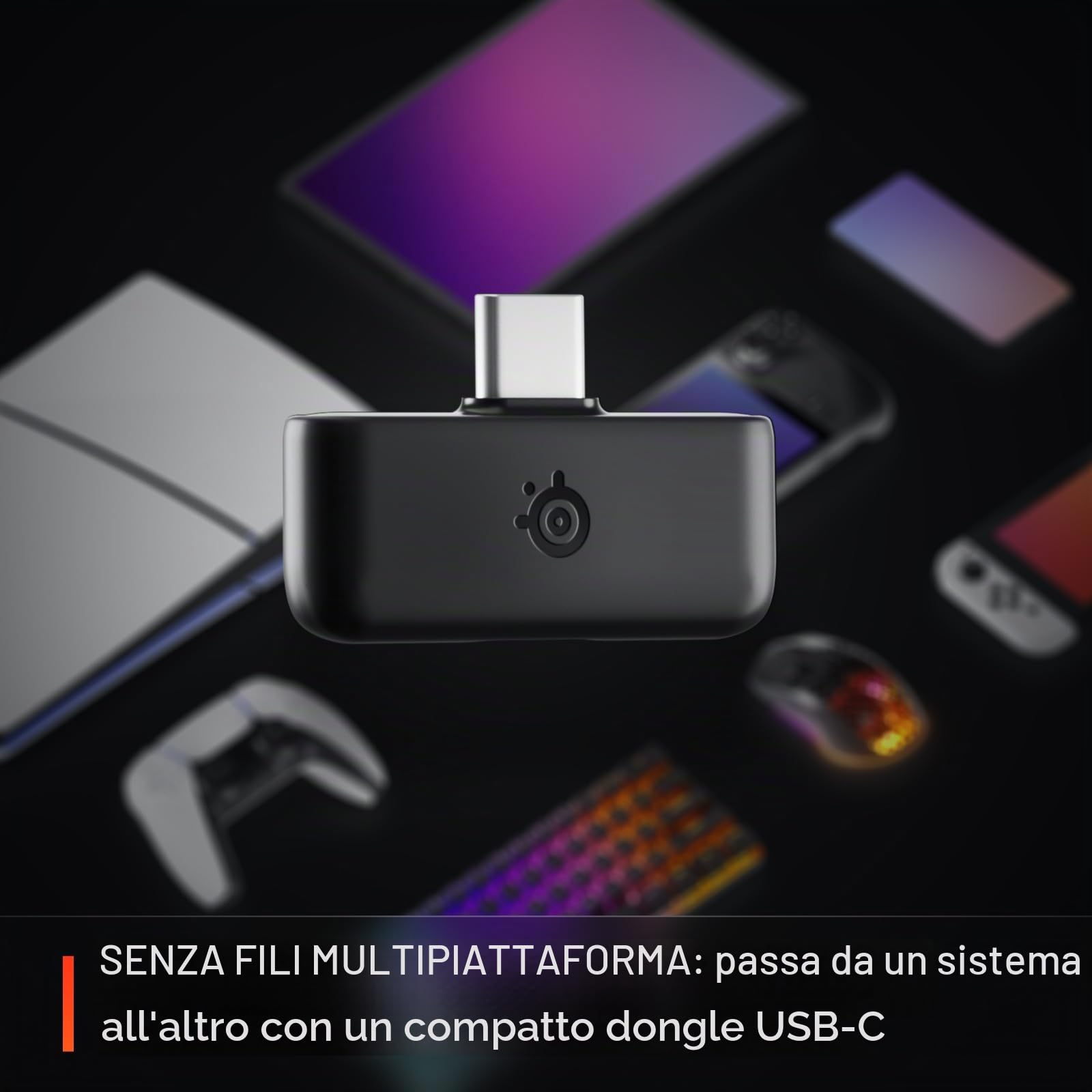 SteelSeries Arctis Nova 5 cuffie wireless 60h multipiattaforma