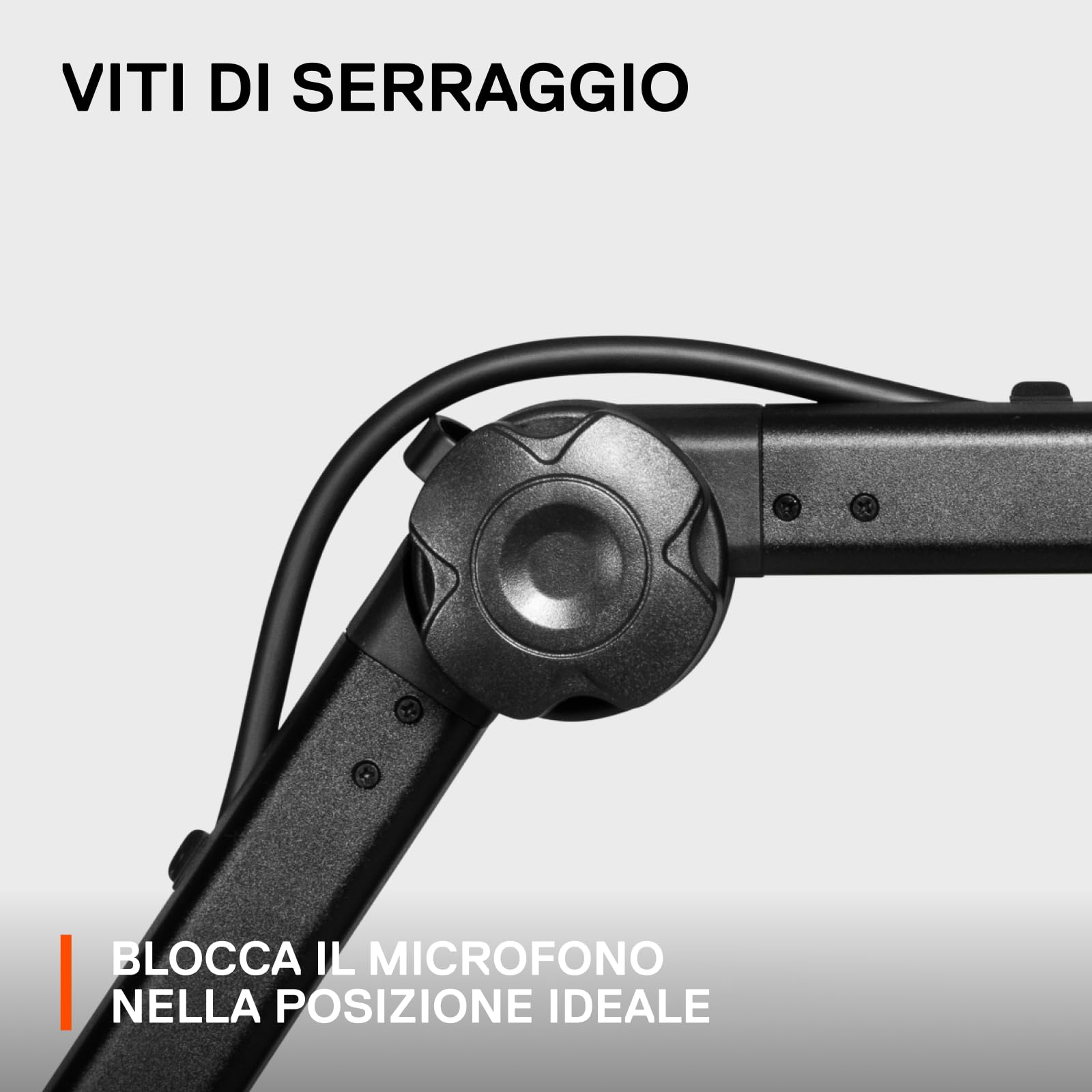 SteelSeries Alias braccio microfono pieghevole 360° morsetto