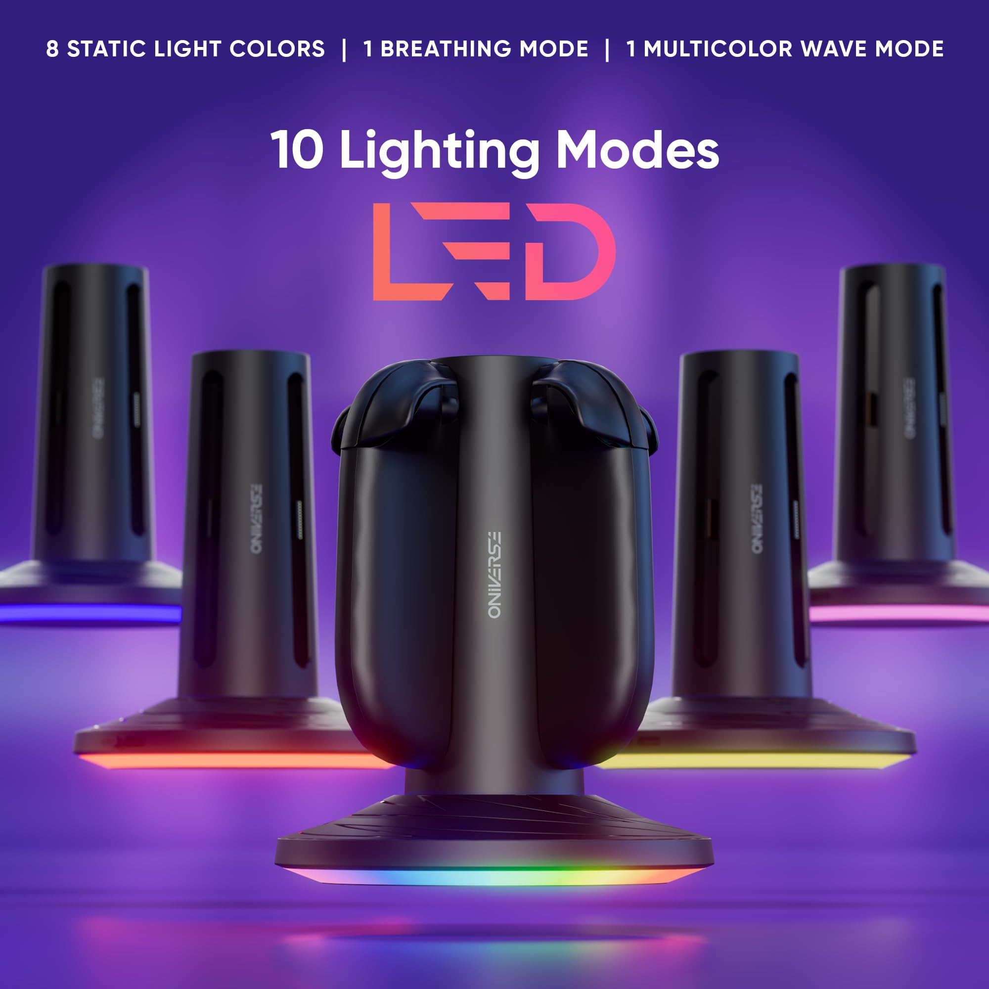 Oniverse Charging Station 4 Joy-Con Switch 2 USB-C LED