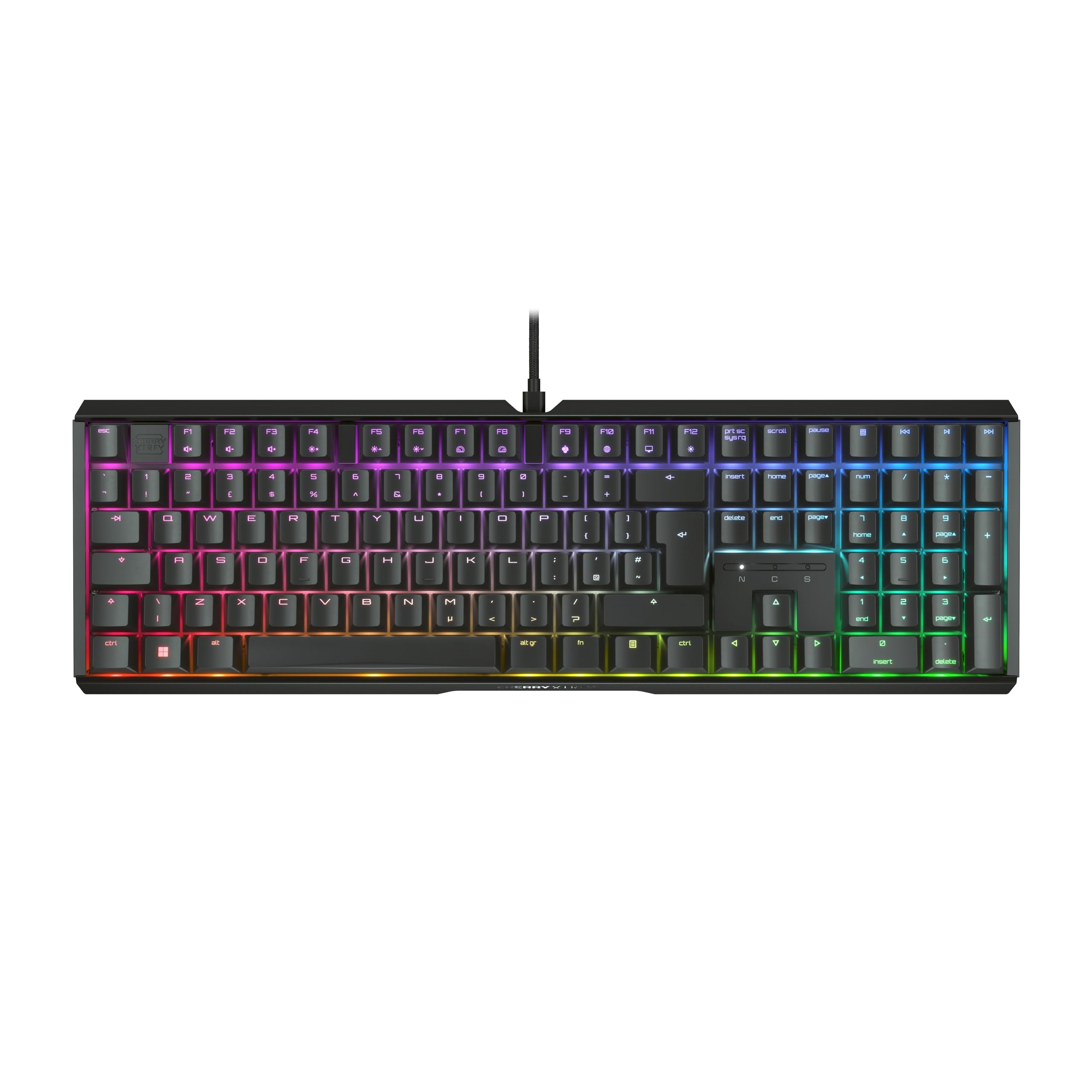Xtrfy MX 3.1 Tastiera Meccanica Nera Switch MX2A Red RGB