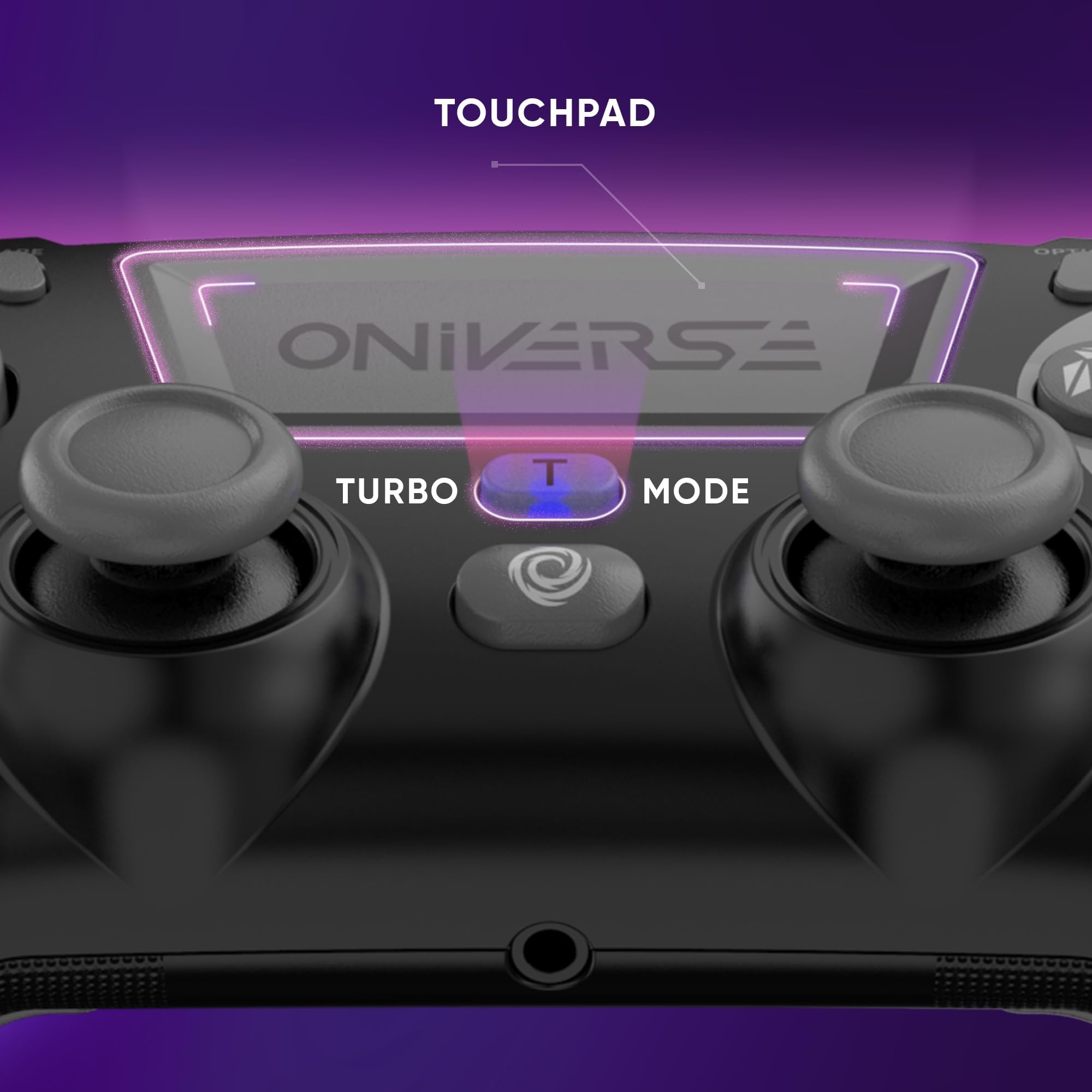 Oniverse Revolt controller wireless PS4 Guêpe Nero Bluetooth