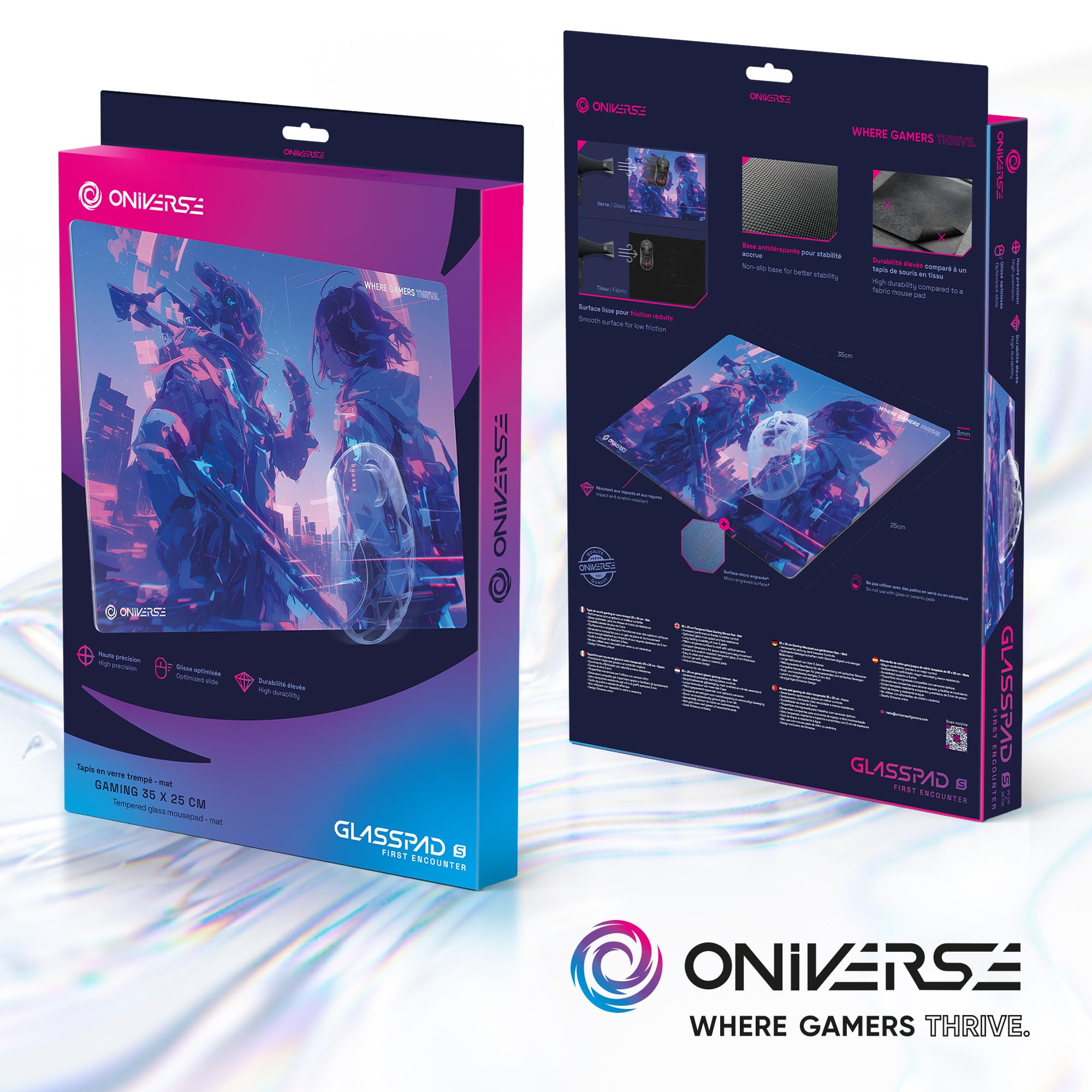 Oniverse First Encounter Tappetino Mouse Vetro 35x25