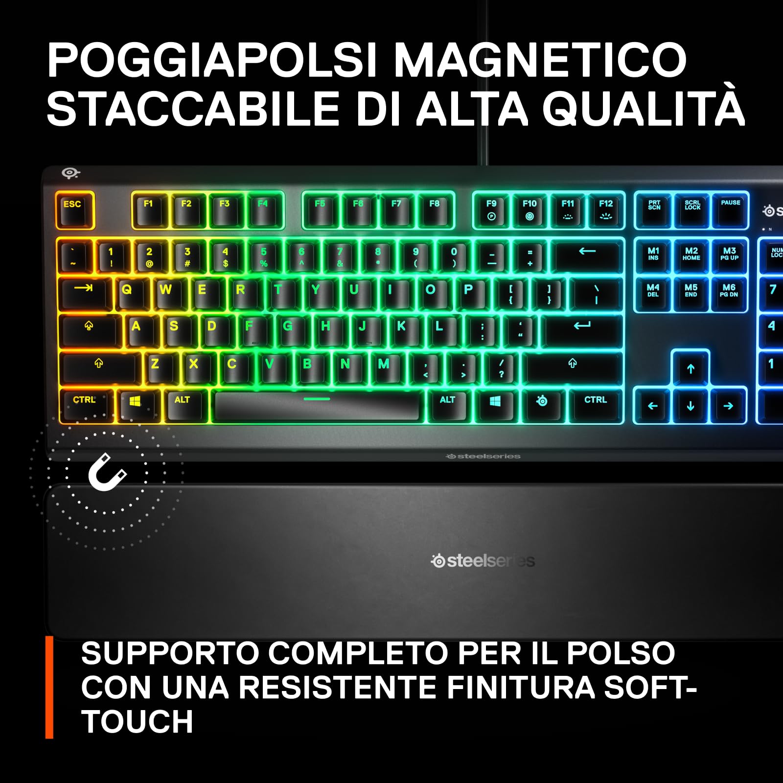 SteelSeries Apex 3 TKL Tastiera Gaming RGB QWERTY Inglese