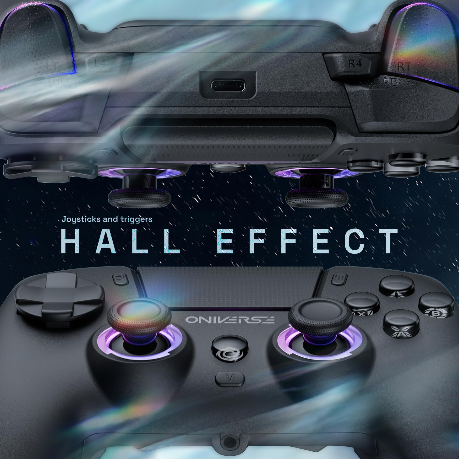 Oniverse Starion Controller Wireless Nero Hall Effect PS5