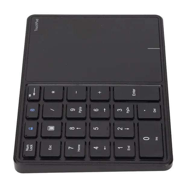 GOWENIC Tastierino Numerico Wireless 22 Tasti Touchpad Nero