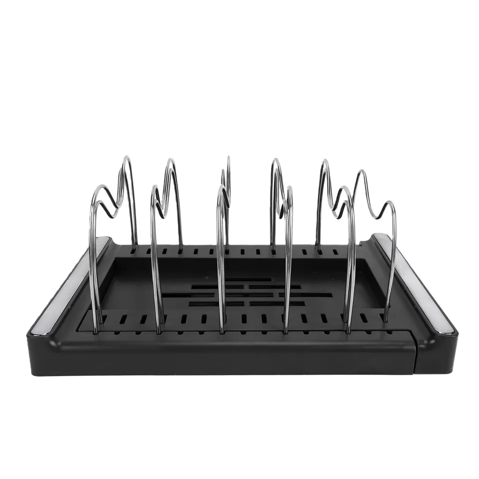 GOWENIC Scolapiatti Espandibile 30-56 cm Plastica 11 Pezzi