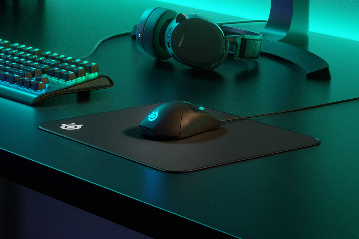 SteelSeries QcK Edge Mousepad Gaming M 320x270 Tessuto Nero