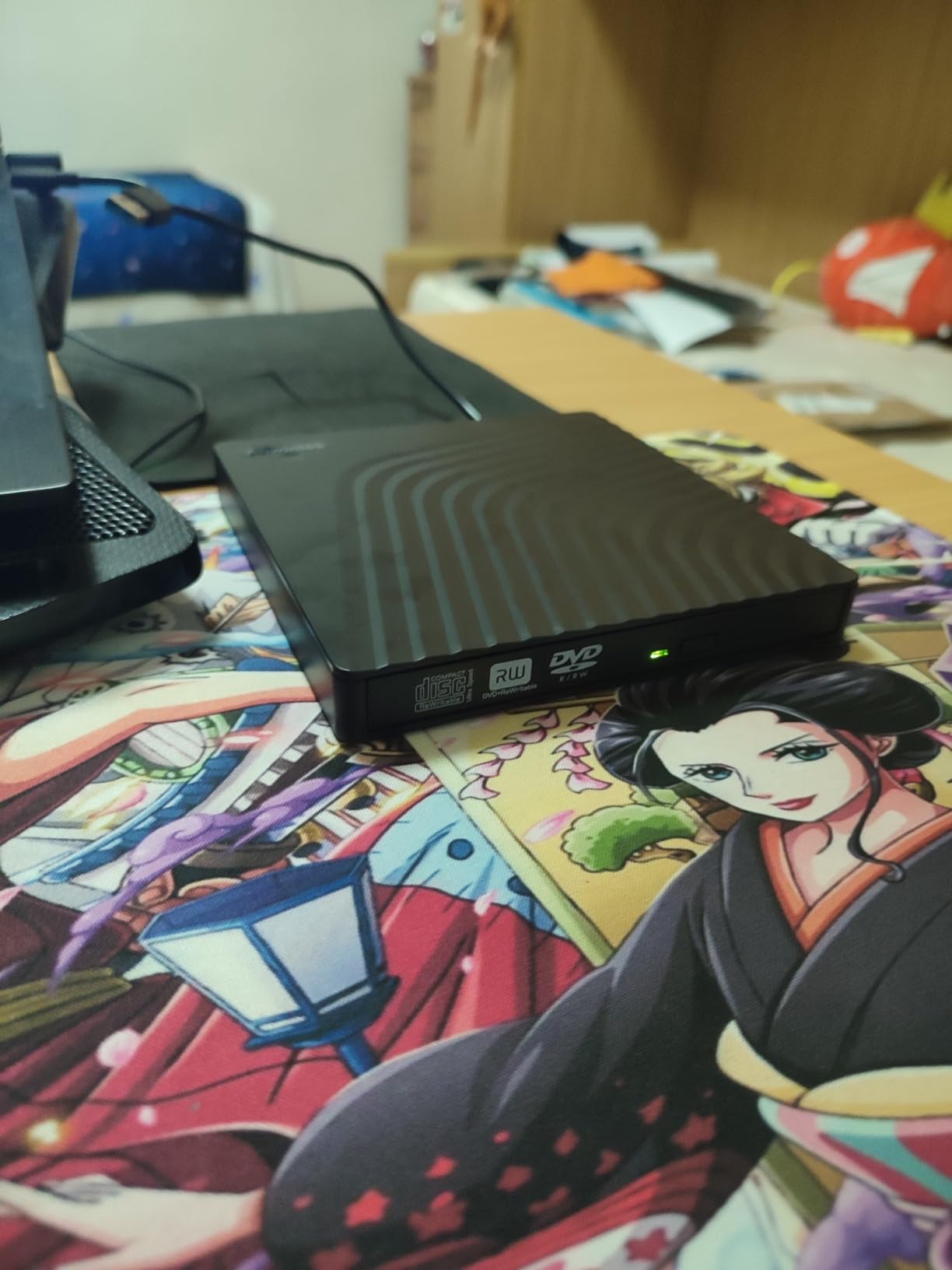 GOWENIC Custodia Lettore DVD USB 3.0 Esterna SATA 12,7mm PC