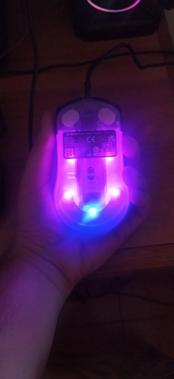 SteelSeries Rival 3 Gen 2 mouse cablato Nero 8500 DPI RGB