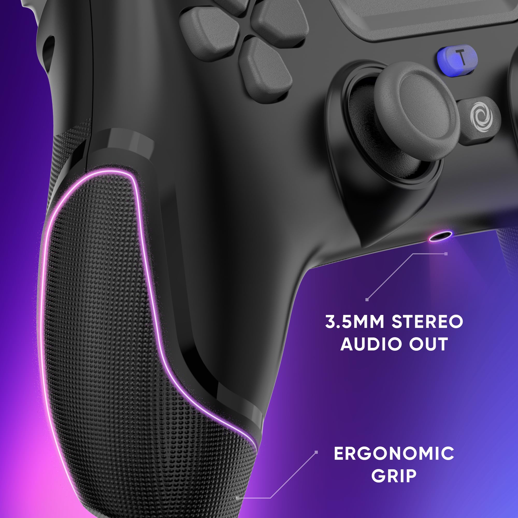 Oniverse Revolt Wasp Black controller wireless PS4 PC nero