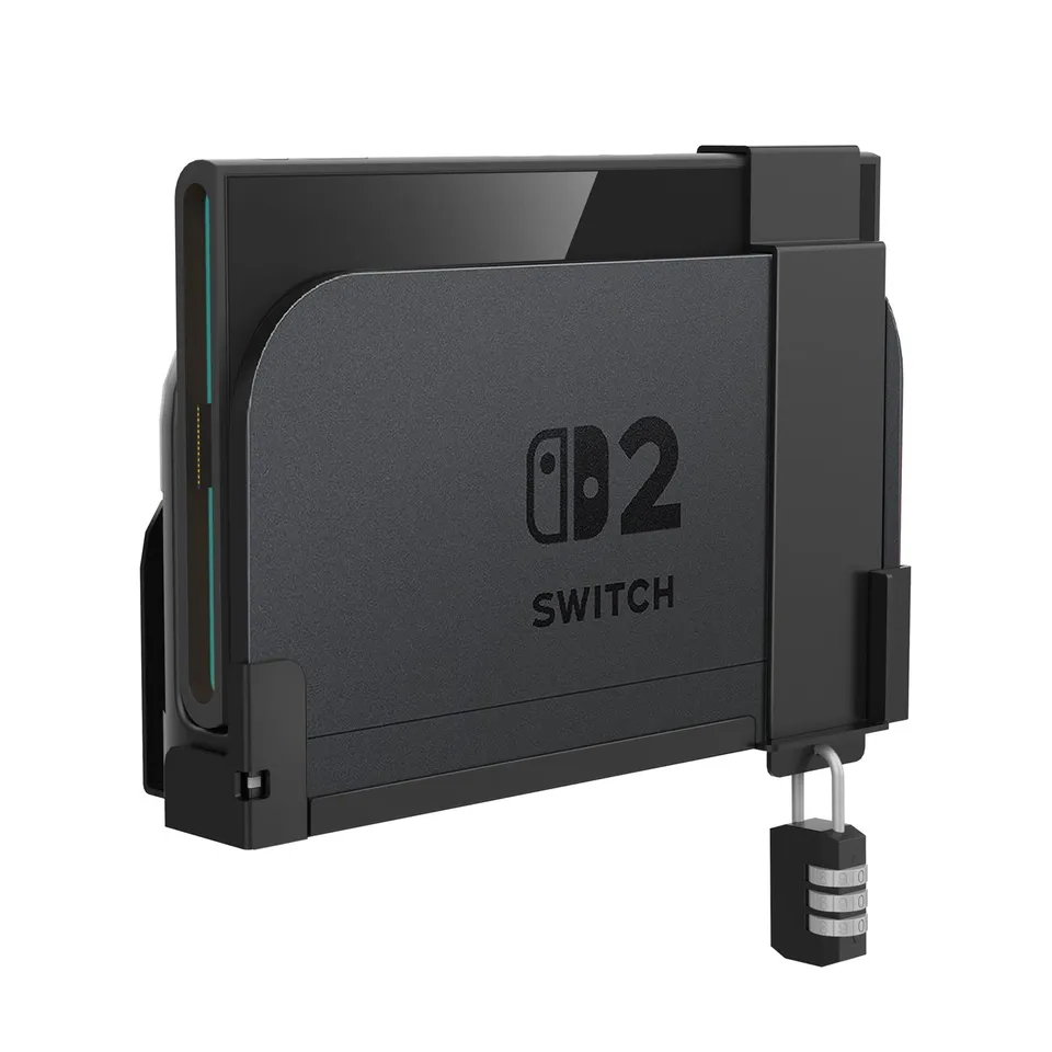 Monzlteck Gaming Console Mount staffa Switch2 antifurto