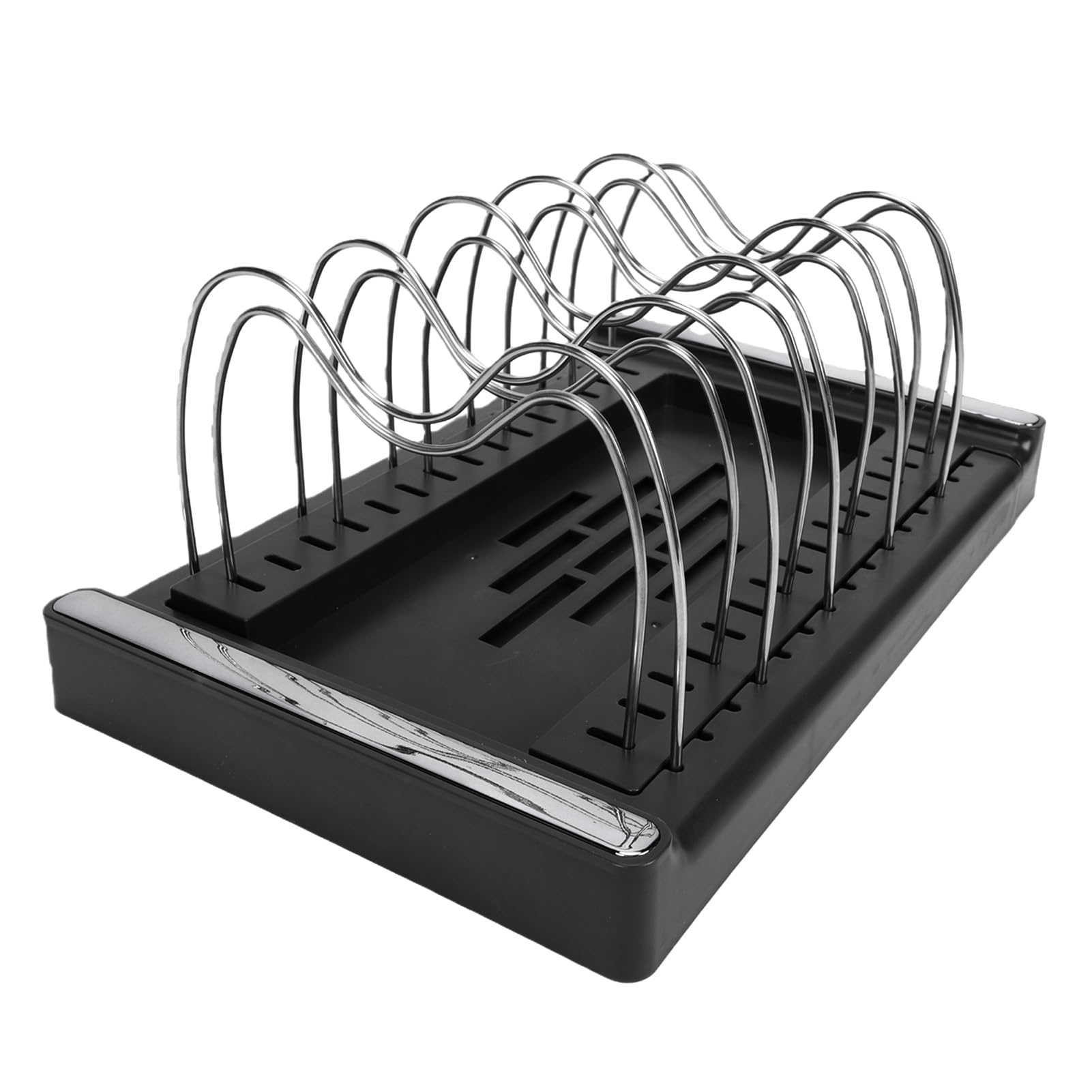 GOWENIC Scolapiatti Espandibile 30-56 cm Plastica 11 Pezzi