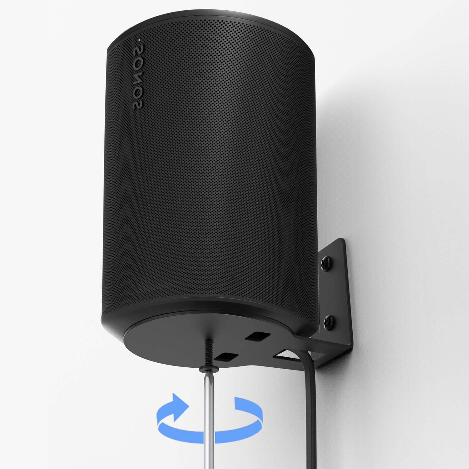 Monzlteck Sonos Mount supporto parete WSE100 Era 100 nero 2 pack
