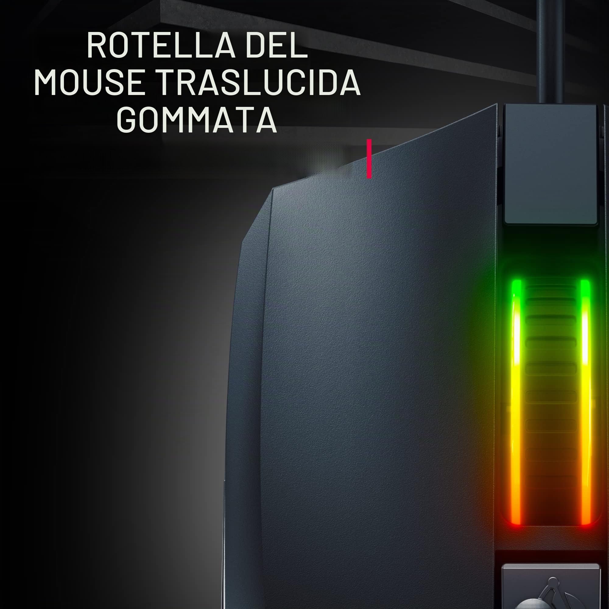 CHERRY MC 2.1 Mouse Gaming con Filo Nero 5000 DPI RGB