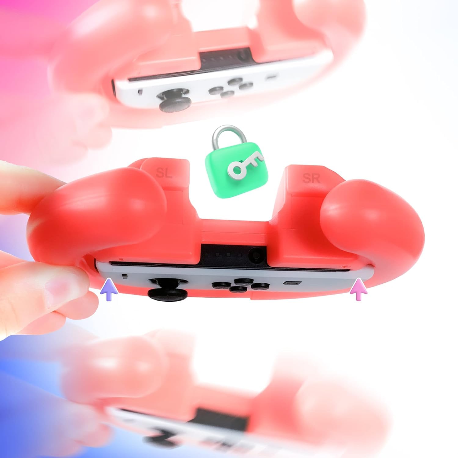 Oniverse Volanti Nintendo Switch 4 pezzi neon per Mario Kart