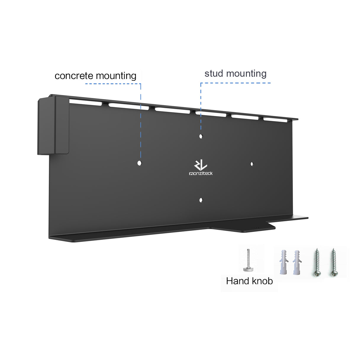 Monzlteck PS5/PS4 Mount supporto parete PS4 Pro metallo