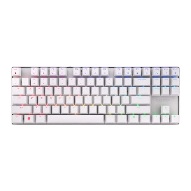 Cherry MX 8.2 TKL Tastiera Gaming Wireless Bianca MX2A Blue