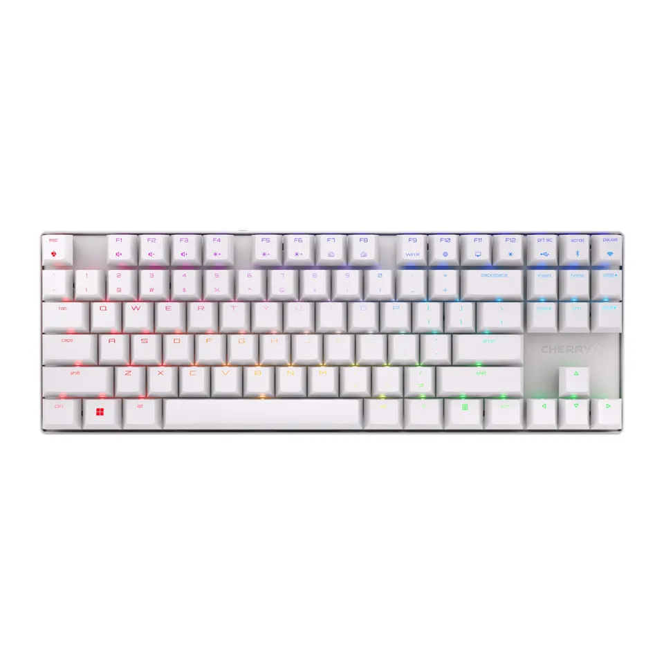 Cherry MX 8.2 TKL Tastiera Gaming Wireless Bianca MX2A Blue