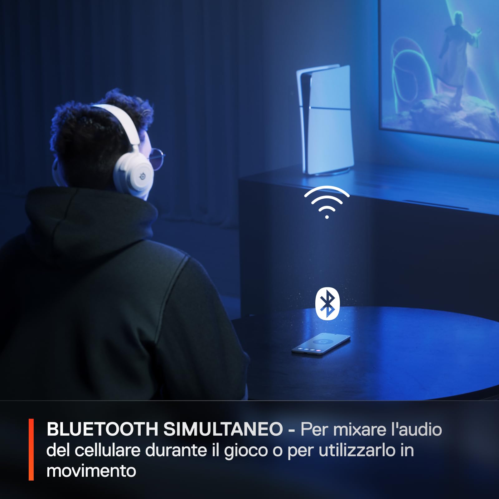 SteelSeries Arctis Nova 7 cuffie WoW Edition 38h wireless