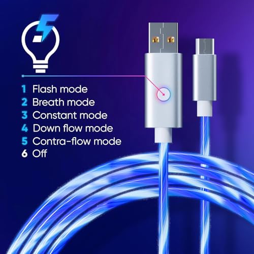 Oniverse Accessories cavo micro USB 2 metri LED ricarica rapida