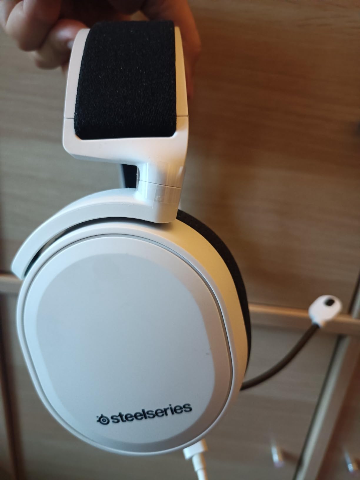 SteelSeries Arctis 7P+ cuffie gaming wireless bianche 30h