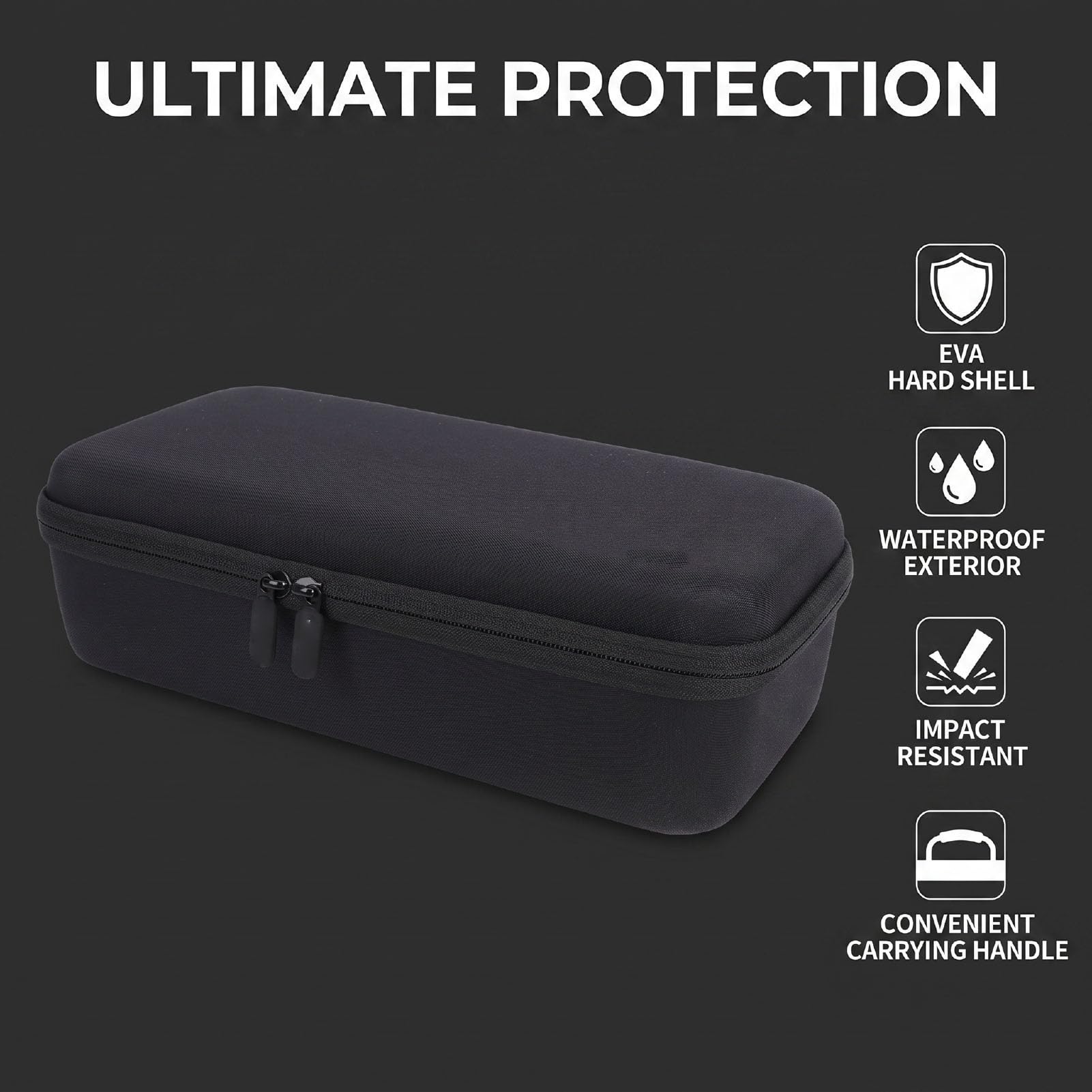 GOWENIC Custodia Rigida Legion Go 2 EVA Nera Trasporto Console