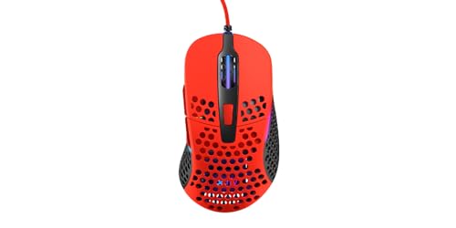 Xtrfy M4 RGB mouse gaming filo Kripparrian Red ultraleggero