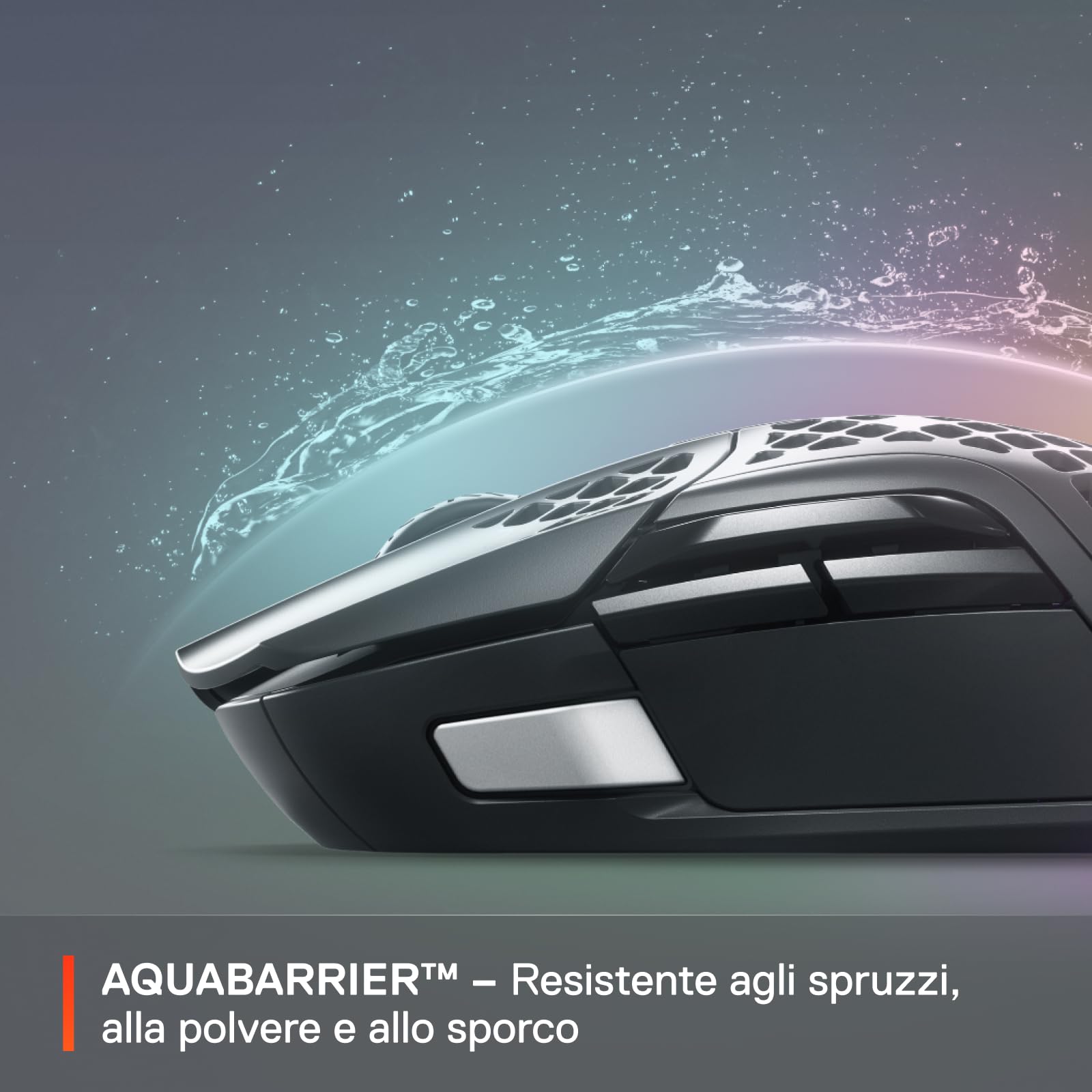 SteelSeries Aerox 5 Wireless mouse gaming 74g IP54 senza fili