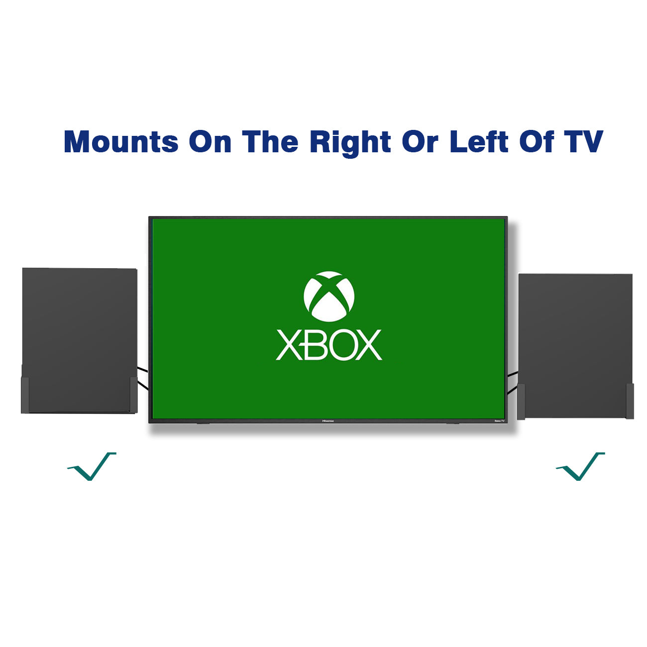 Monzlteck XBOX Mount supporto parete Xbox One X metallo