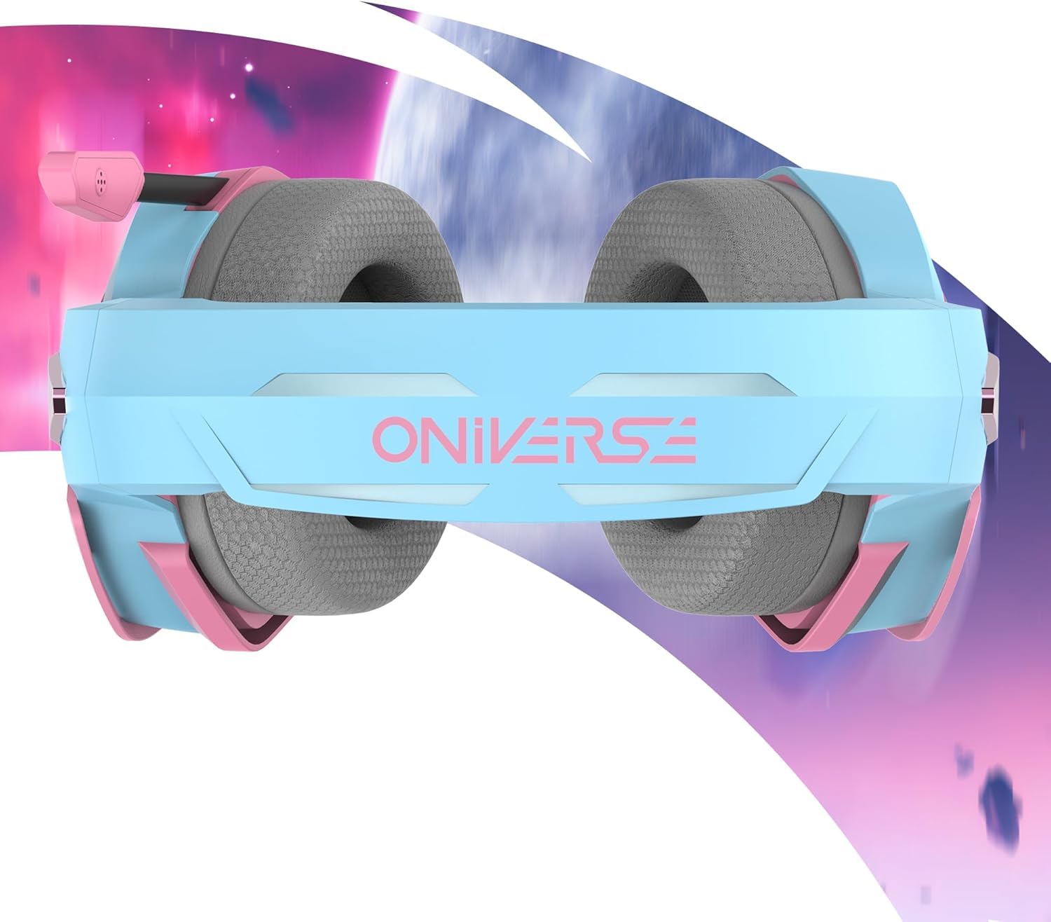 Oniverse Nebula Headset Gaming Rosa con Microfono Jack 50mm