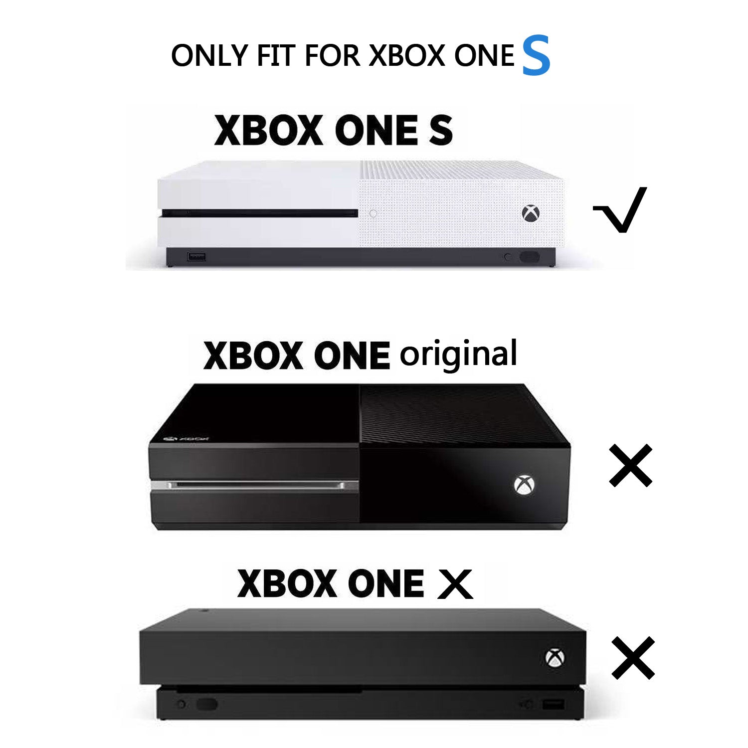 Monzlteck XBOX Mount supporto parete Xbox One S metallo