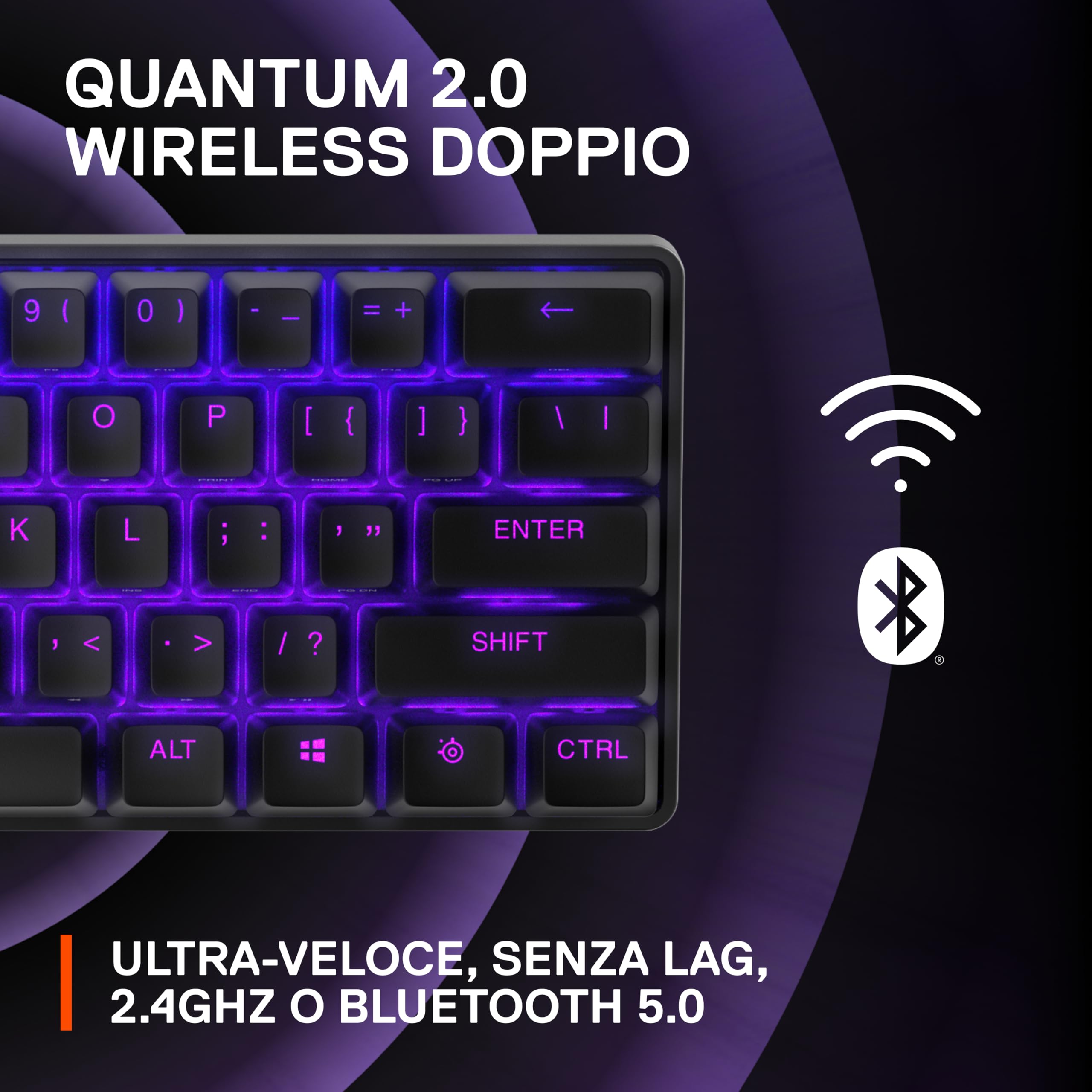 SteelSeries Apex Pro Mini Tastiera Gaming 60% QWERTY US